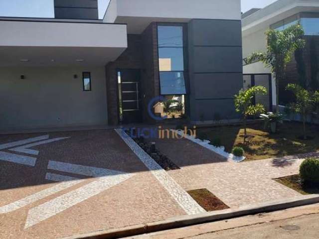 Casa em condomínio fechado com 3 quartos à venda na Rua Vinícius de Moraes, 344, Parque Brasil 500, Paulínia, 196 m2 por R$ 1.699.000