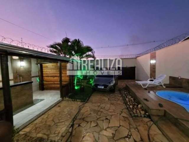 Casa de 1 dormitório com piscina no Residencial Morumbi em Uberaba