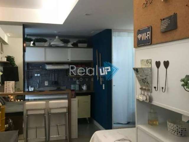 Apartamento com 1 quarto à venda na Senador Correia, Laranjeiras, Rio de Janeiro, 27 m2 por R$ 430.000