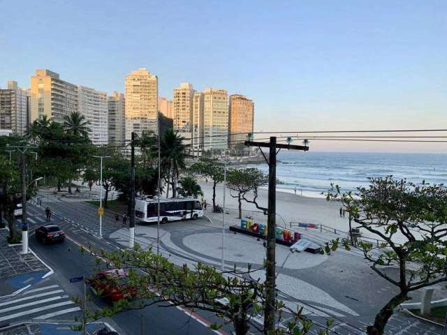 Apartamento de 220mts REFORMADO em FRENTE ao MAR, MOBILIADO!