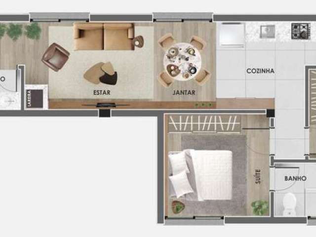 Apartamento de 2 suítes no Centro de Canela!