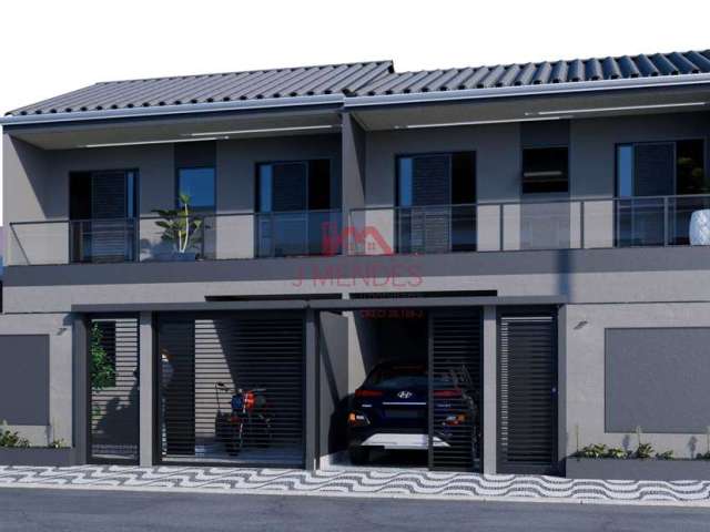 Sobrado com 2 dorms, Melvi, Praia Grande - R$ 370 mil, Cod: 8016