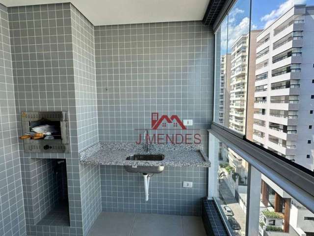 Apartamento com 2 dormitórios à venda, 68 m² por R$ 470.000,00 - Canto do Forte - Praia Grande/SP