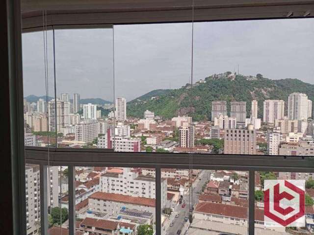 Apartamento com 1 dormitório à venda, 41 m² por R$ 550.000,00 - Campo Grande - Santos/SP