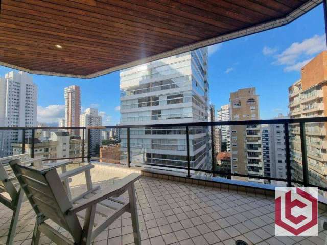 Apartamento com 3 dormitórios à venda, 180 m² por R$ 1.800.000,00 - Gonzaga - Santos/SP