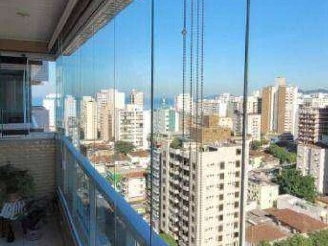 Apartamento com 2 dormitórios à venda, 94 m² por R$ 1.290.000,00 - Gonzaga - Santos/SP