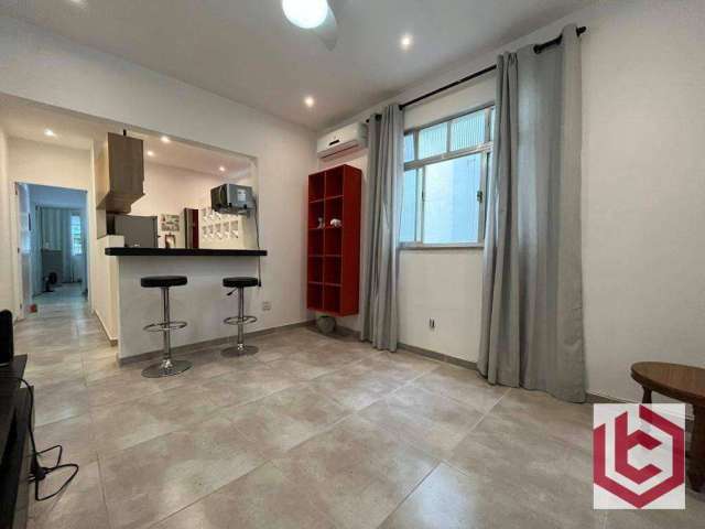 Apartamento com 2 dormitórios à venda, 52 m² por R$ 350.000,00 - Boqueirão - Santos/SP