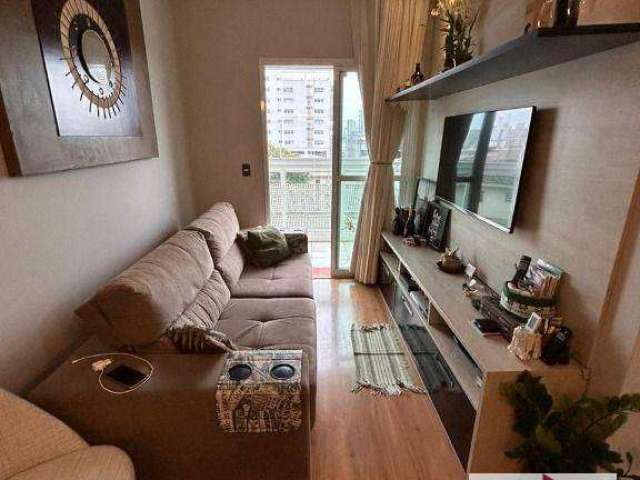 Apartamento com 2 dormitórios à venda, 67 m² por R$ 580.000,00 - Estuário - Santos/SP