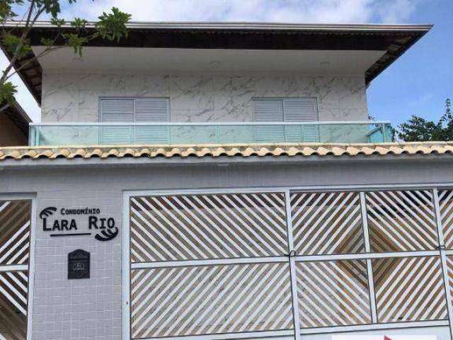 Sobrado com 2 dormitórios à venda, 59 m² por R$ 320.000,00 - Jardim Real - Praia Grande/SP