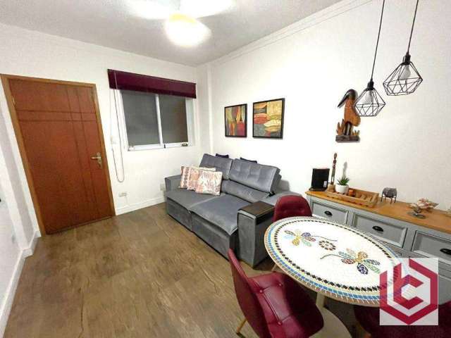 Apartamento com 1 dormitório à venda, 47 m² por R$ 475.000 - Gonzaga - Santos/SP