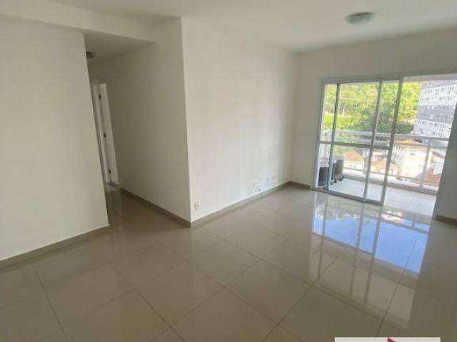 Apartamento com lazer e 2 dormitórios para alugar, 70 m² por R$ 4.300 (PACOTE)/mês - José Menino - Santos/SP