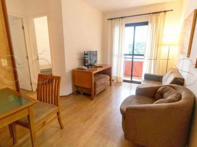 Flat disponível para locação entre a Av. Berrini e Marg Pinheiros, com 02 dorms e cozinha completa.