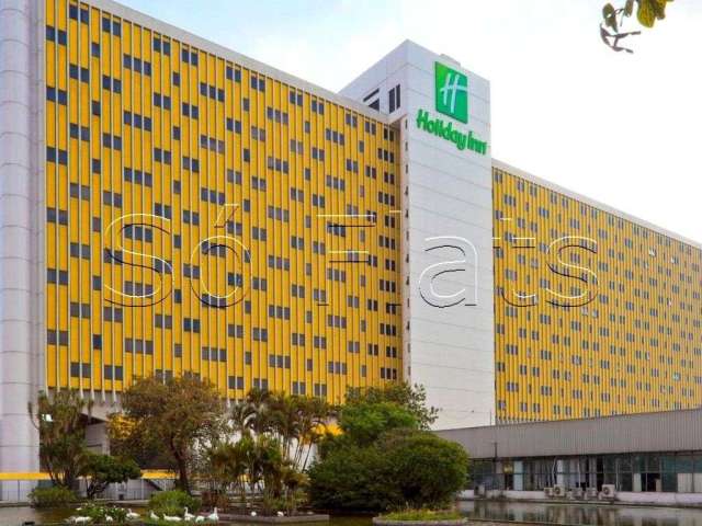 Holiday Inn Parque Anhembi, quarto de hotel para investimento com 26m² e 01 vaga de garagem