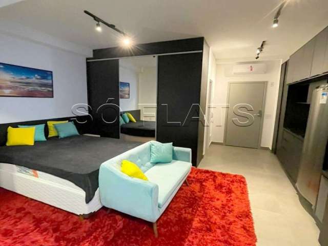 Apartamento no VN Capote Valente para locação contendo 32m², 1 dormitório e 1 vaga em Pinheiros.