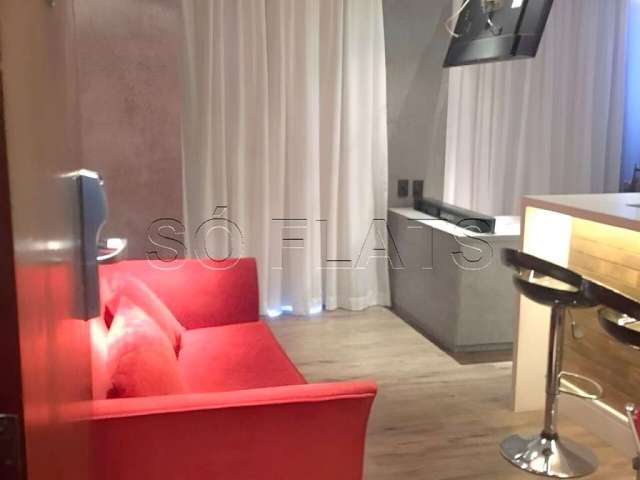 Flat Estanplaza Funchal disponível para venda com 28m², 01 dorm e 01 vaga de garagem