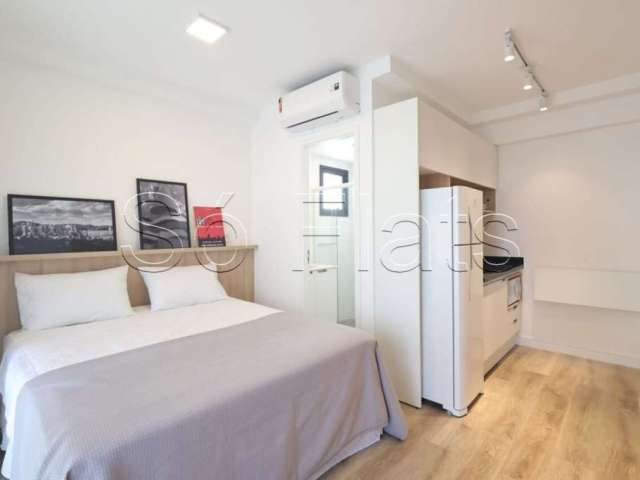 Flat estilo Studio disponível para locação no bairro da Vila Madalena ele contém 24m² e 1 dorm.