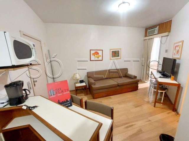 Apartamento Stagium Studio disponível para locação com 33m² 1 dormitório 1 vaga no Jardim Paulista