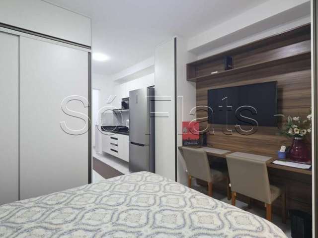 Studio no Residencial Z Pinheiros disponível locação com 30m² e 1 vaga de garagem em Pinheiros.