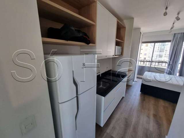 Flat disponível para locação na região Central de SP totalmente mobiliado contendo 25m² e 1 dorm.