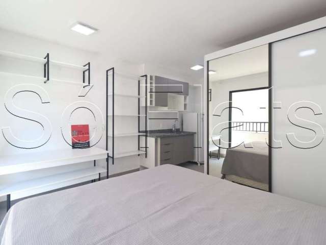 Studio Today Pinheiros, disponível para locação com 25m² e 01 dormitório.