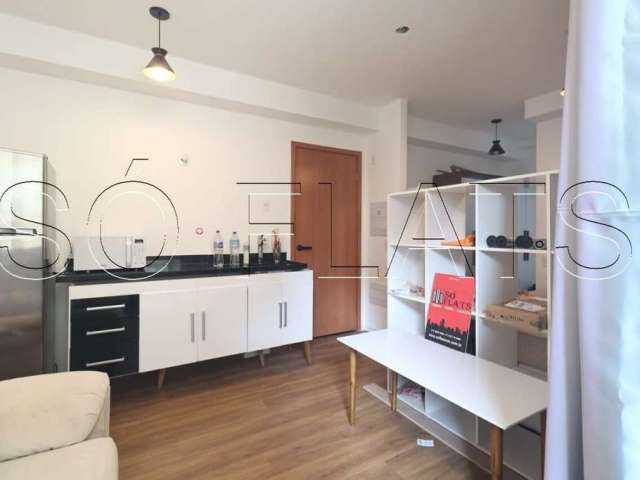 Studio Terrae Pinheiros, apartamento com 28m² e 1 dormitório