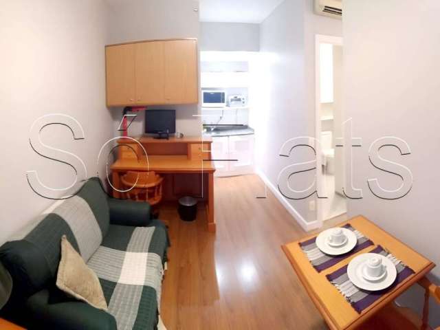 Flat Estanplaza Ibirapuera em Moema, prox. da Av. Ibirapuera e Av. Indianópolis disponível locação