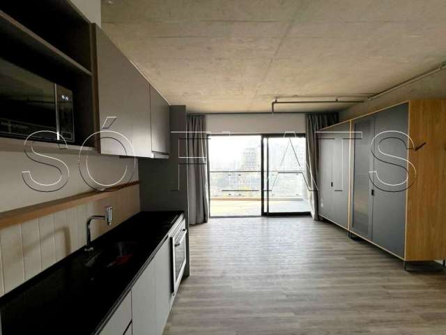 Studio Ayra Pinheiros, apto disponível para locação contendo 38m², 1 dormitório e 1 vaga.