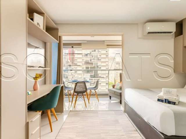 VN Quatá, apartamento no modelo Studio disponível para venda com 28m², 1 dormitório e 1 vaga