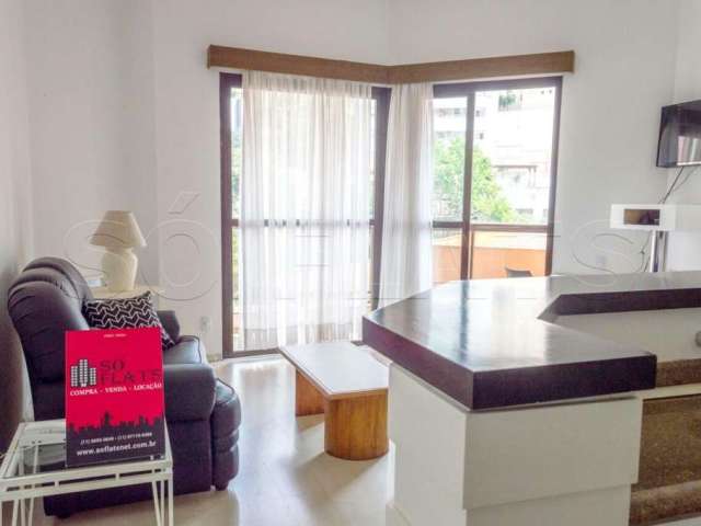 Flat Montecattini disponível para venda, mobiliado com 40m², 01 dorm e 01 vaga