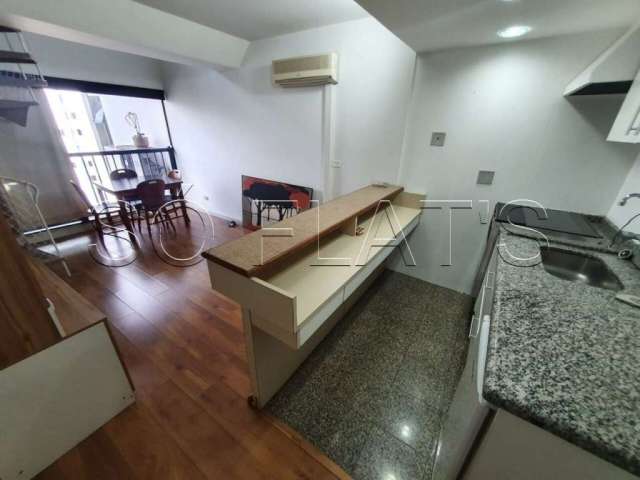 Flat com 1 dormitório E 56m² ao lado da Avenida Paulista no estilo duplex, disponível para locação.