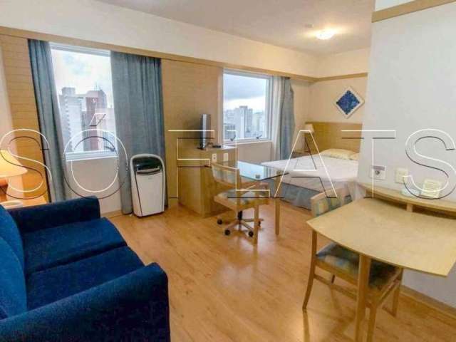 Flat disponível para locação no Paulista Classic, contendo 28m², 1 dormitório e 1 vaga.