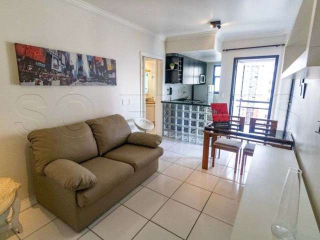 Flat na Vila Nova Conceição com 35m² disponível à venda.