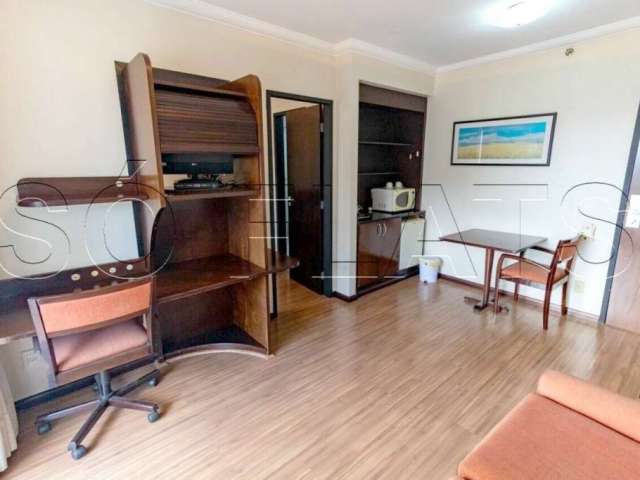 Apartamento disponível para locação no The Palace com 1 dormitório e 1 vaga de garagem em Moema