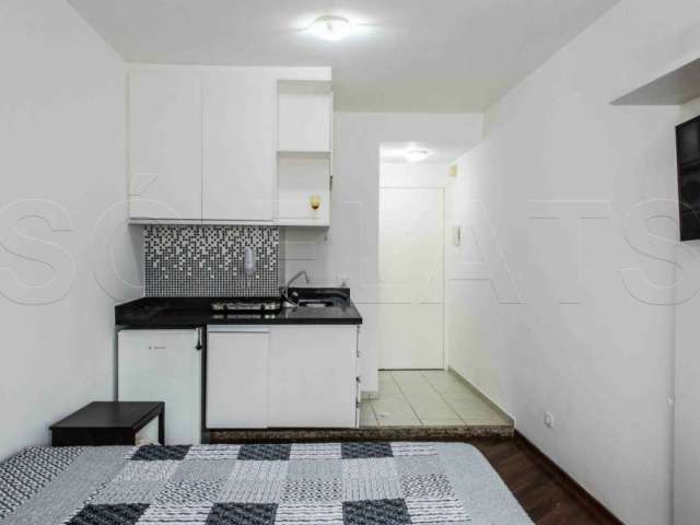 Flat New Studio em Pinheiros para locação, 27m² 1 dormitório e 1 vaga.