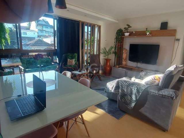 Apartamento 02 dormitórios, com vaga, no bairro Jardim Itu Sabará, em Porto Alegre.&lt;BR&gt;Apartamento com 2 dormitórios, sendo 1 suite, sala ampla com sacada fechada (vidro duplo escuro), cozinha p