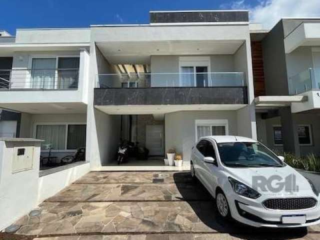 Excelente casa em condomínio a venda de Porteira fechada com 200 m² de área privativa 3 dormitórios no bairro Hípica, Zona Sul de Porto Alegre.&lt;BR&gt;&lt;BR&gt;Casa com 03 dormitórios sendo uma suí