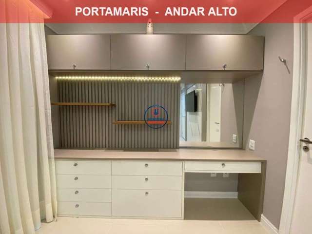 Apartamento com 3 quartos à venda em Ponta Negra, Natal-RN: 79,42m², 1 suíte, sala para 2 ambientes, 2 WCs, 2 vagas de garagem - Portamaris