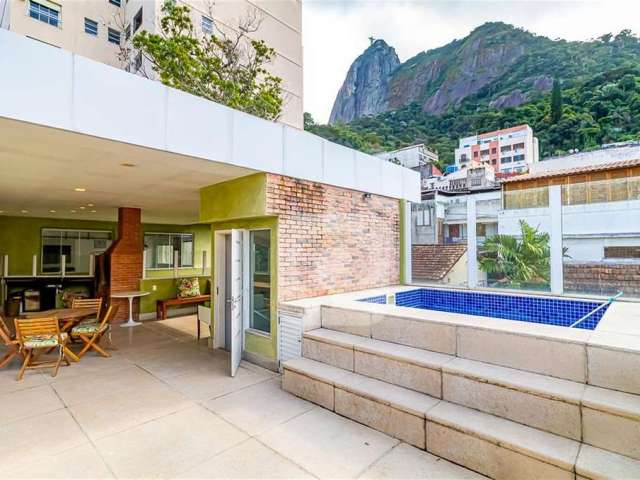 Casa triplex humaitá  com vista para o cristo redentor