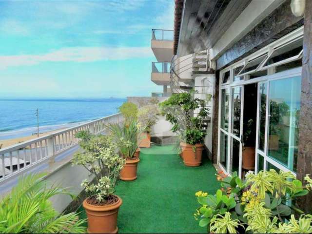 Cobertura triplex com piscina e vista mar a venda em Ipanema