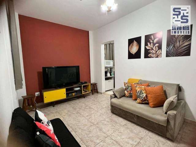 Apartamento com 1 dormitório à venda, 59 m² por R$ 330.000,00 - Gonzaga - Santos/SP