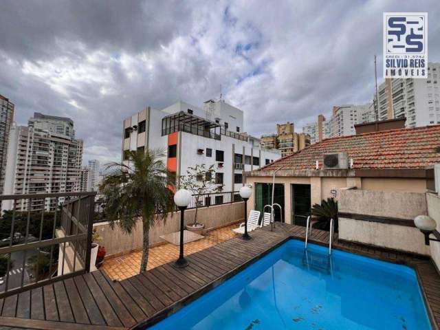 Cobertura com 3 dormitórios à venda, 270 m² por R$ 1.650.000,00 - Ponta da Praia - Santos/SP