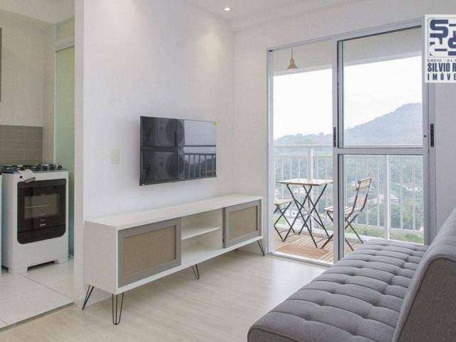 Apartamento com 2 dormitórios à venda, 54 m² por R$ 380.000,00 - Morro de Nova Cintra - Santos/SP