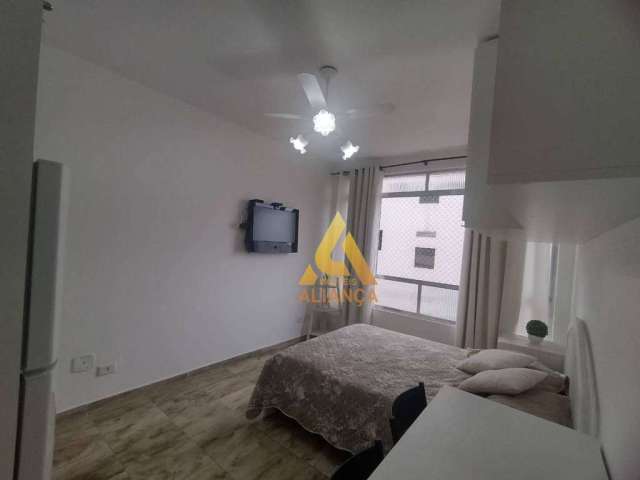 Apartamento à venda 1 quarto para alugar, 35 m² por R$ 2.500/mês - Gonzaga - Santos/SP