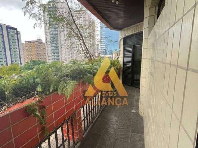 Apartamento com 5 dormitórios à venda por R$ 1.800.000,08 - Aparecida - Santos/SP