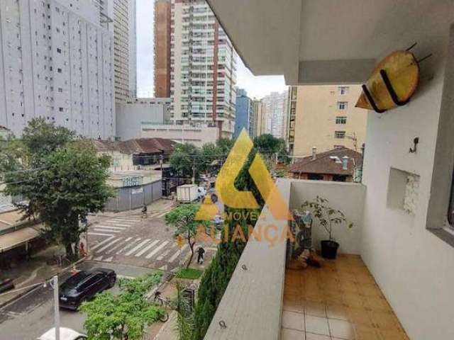 Apartamento com 3 dormitórios à venda, 80 m² por R$ 570.000,14 - Gonzaga - Santos/SP