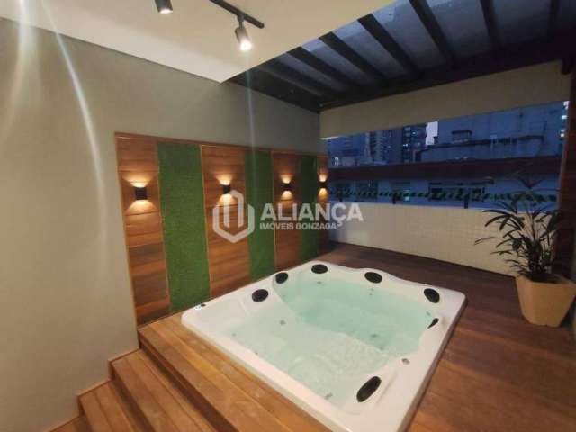 Cobertura com 3 dormitórios à venda, 90 m² por R$ 1.849.000,00 - Pompéia - Santos/SP