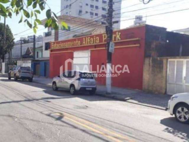 Terreno para alugar, 438 m² por R$ 7.379,00/mês - Embaré - Santos/SP