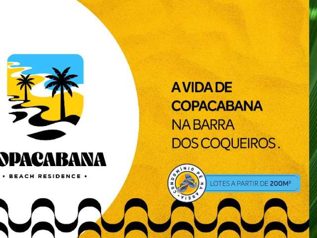 Copacabana Beach Residence - Lotes a partir de 200m ² pé na areia