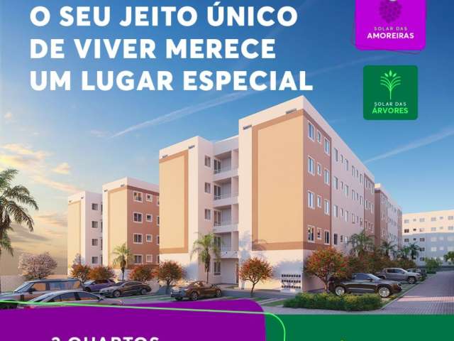 SOLAR DAS AMOREIRAS - Apartamento 2/4 e 1 vaga