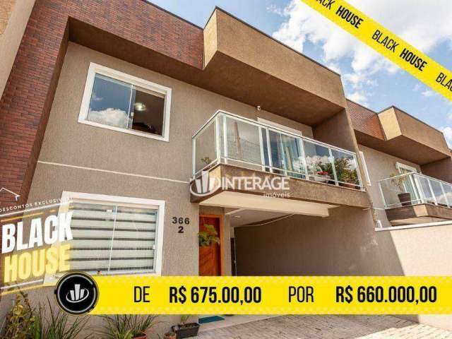 Sobrado com 3 dormitórios à venda, 129 m² por R$ 660.000,00 - Santa Felicidade - Curitiba/PR